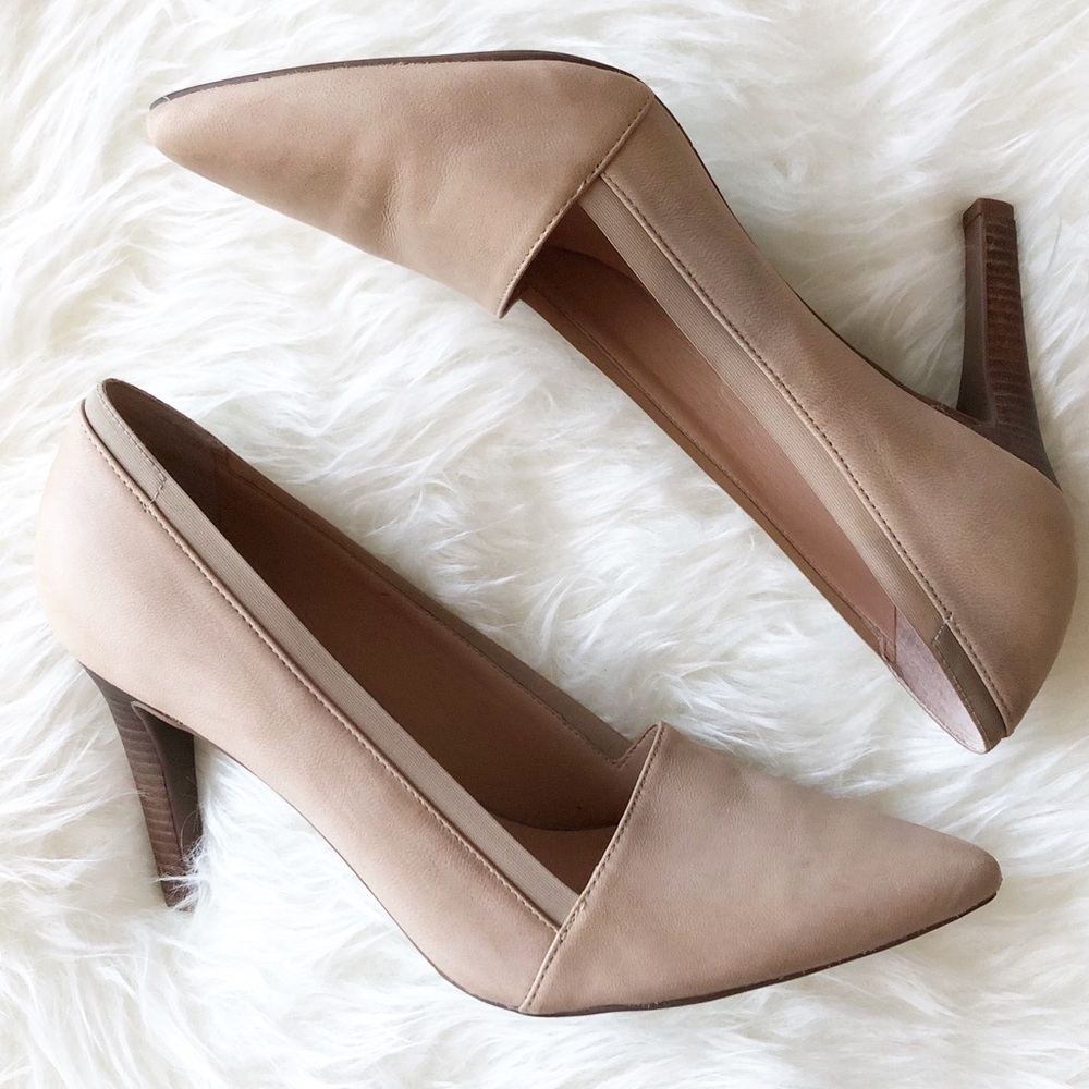 Franco Sarto Nude Pump Heels